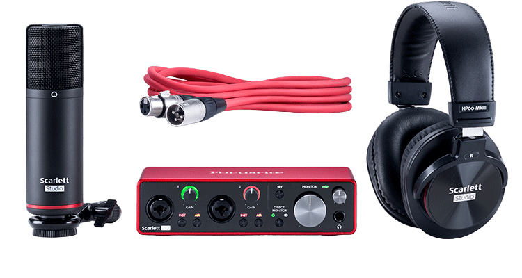 Focusrite Scarlett 2i2 Bundle